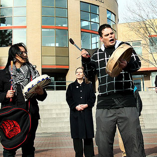 Drumming at TRU